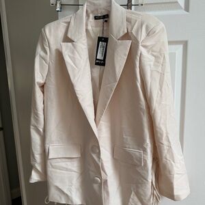 Blazer, Tie Sleeve, oversized